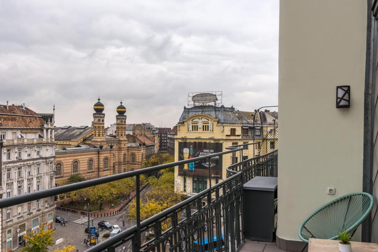 Panoramic Smart Penthouse Central View Of Grand Synagogue Apartamento Budapest Exterior foto