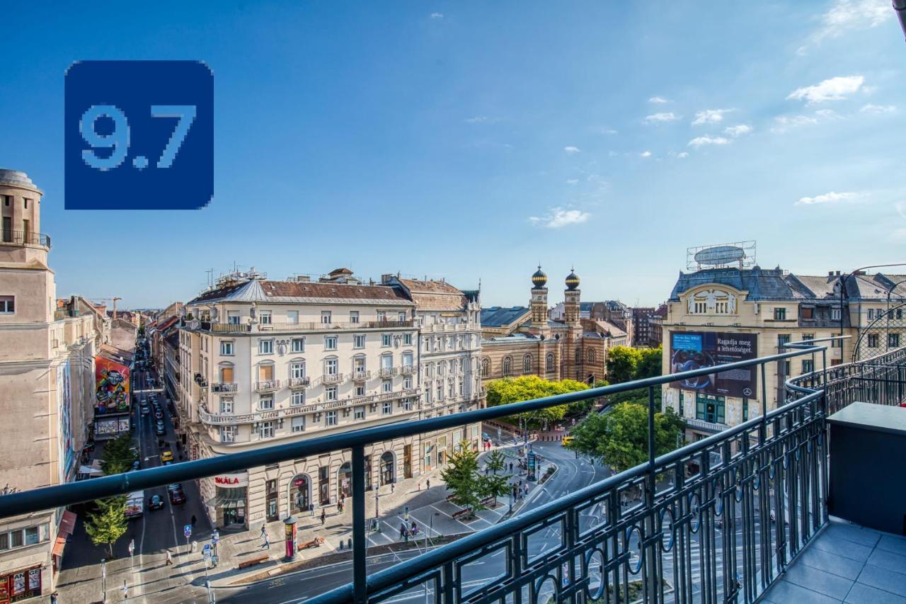 Panoramic Smart Penthouse Central View Of Grand Synagogue Apartamento Budapest Exterior foto